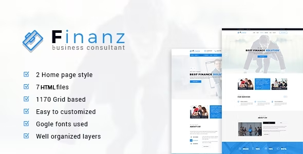 Finanz – Business HTML Template