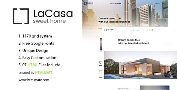 Lacasa – Real Estate HTML Template